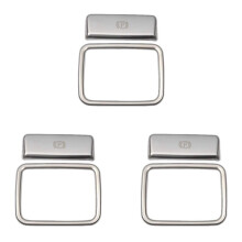 3X Car Parking Hand Brake Sticker P Button Brake Frame Cover Trim for ML350 GL450 AMG W166 W176 W246 X156
