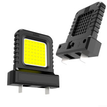 LED Work Light for 20V Power Tool Battery, Rechargeable Camping Flood Lantern with WideArea Illumination, Black