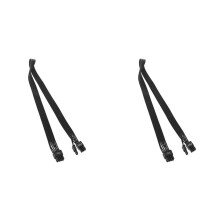 2X 8-Pins GPU-Voedingskabel, 8-Pins PSU Mannelijk Naar 6+2-Pins PCIe Mannelijk Kabel, Grafische Kaartvoedingskabel voor RMi RMX CS-M