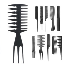 Hair Styling Combs 10pcs Professional Barber Set for Salon & Home Use