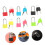 6 Sets Durable Mini Padlock with Keys for Backpack Luggage Diary Box and Locker 3