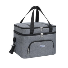 Large 19.5L Waterproof Insulated Cooler Bag with Thickened Aluminum Foil for Picnic Travel Car Use