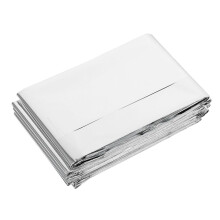 6pcs Emergency Foil Blanket Heavy Duty Reflective Heat Retention Survival Gear for Camping