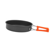 Camping Frying Pan Nonstick Lightweight Skillet with Folding Handle for Outdoor Cooking, L