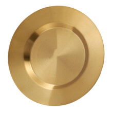 Golden Stainless Steel Dinner Plate 20cm Unbreakable Reusable Pasta Salad Bowl for Camping Picnic