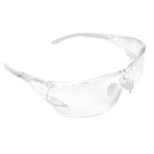 Lightweight Clear Lens Safety Glasses Anti‑Scratch 99.9% UV Protection Dielectric Wraparound
