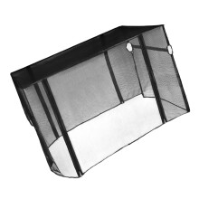 Waterproof PVC Wagon Rain Cover with Roof, Folding Camping Trolley Dustproof Protective Cover