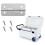 2PCS Stainless Steel Cooler Hinge Replacement with Screws, RustResistant, Quick DIY Installation 4