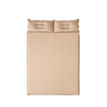 Self Inflating Memory Foam Camping Pad with Interlocking Design and Waterproof Shell for Outdoor Comfort