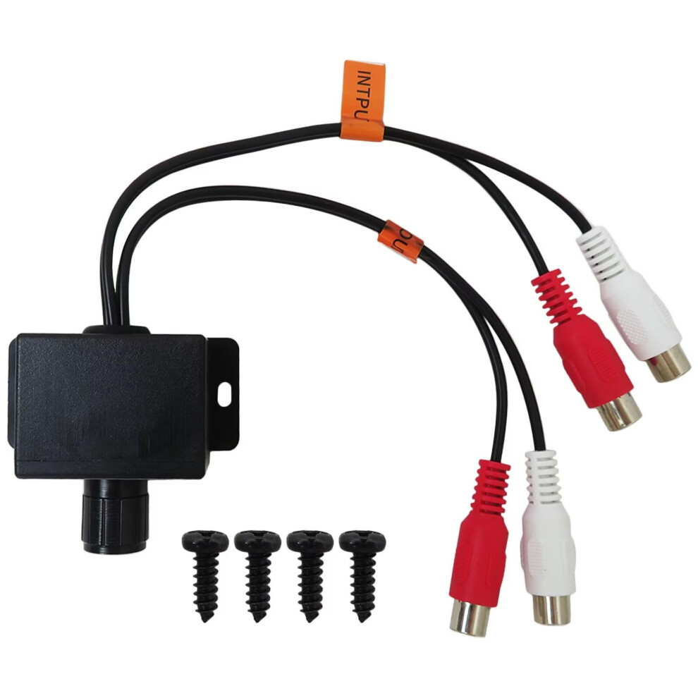 Rca Subwoofer Volume Control, Universal Car Audio Bass Controller With Inline Knob For Amplifier 9351714584784