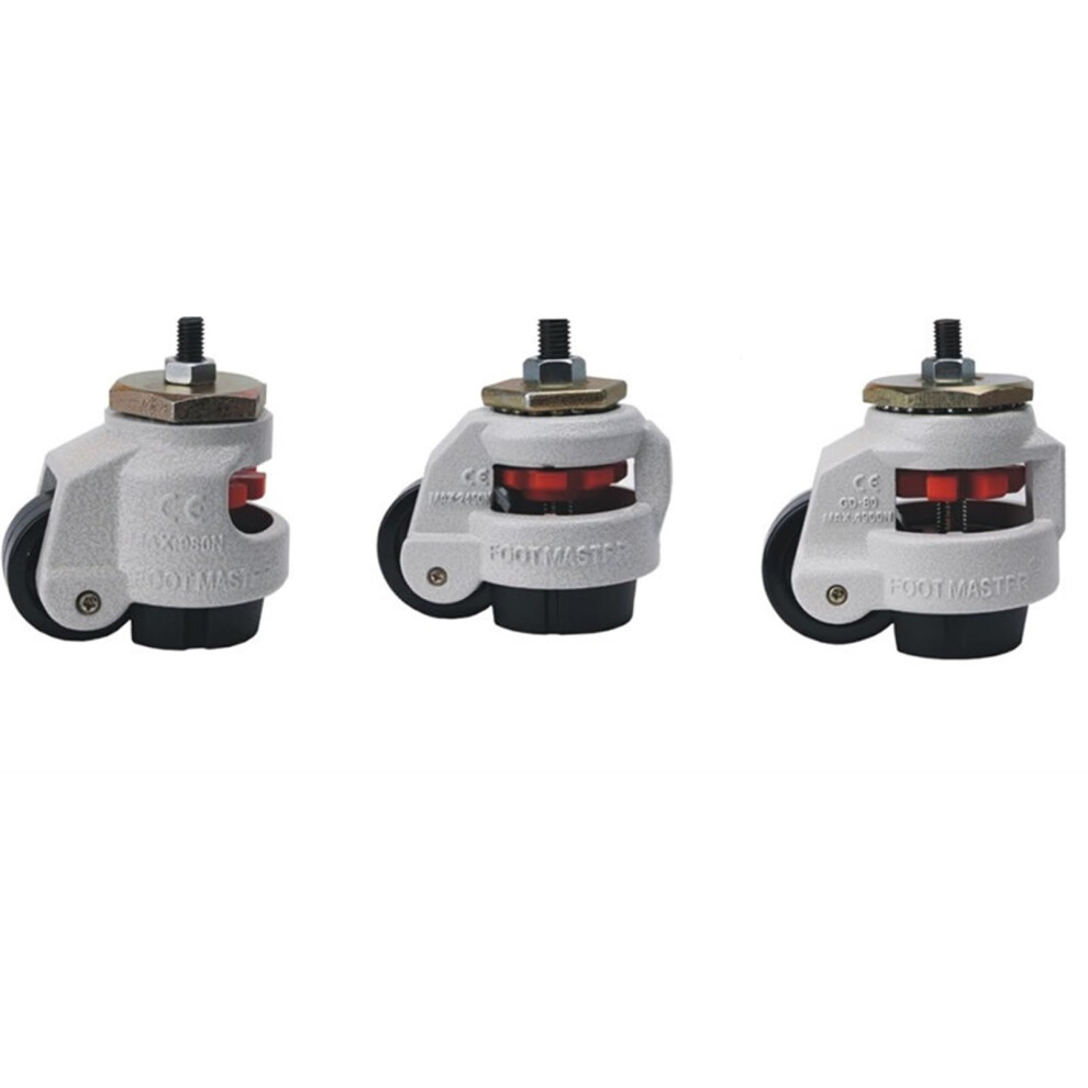 Heavy Duty Leveling Caster Wheel With Precision Height Adjustment For Industrial Equipment Gd40s 9351714584777
