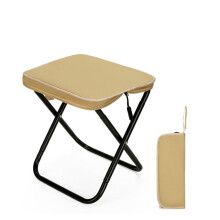 Portable Folding Chair Purse, 2 in 1 Lightweight Foldable Camping Stool with 10L Storage Bag for Outdoor and Travel