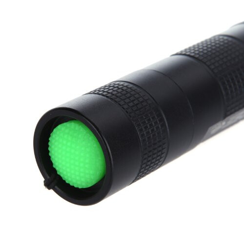 300 Lumen Rechargeable LED Flashlight, Mini Waterproof Torch with 5 Modes, Black 1