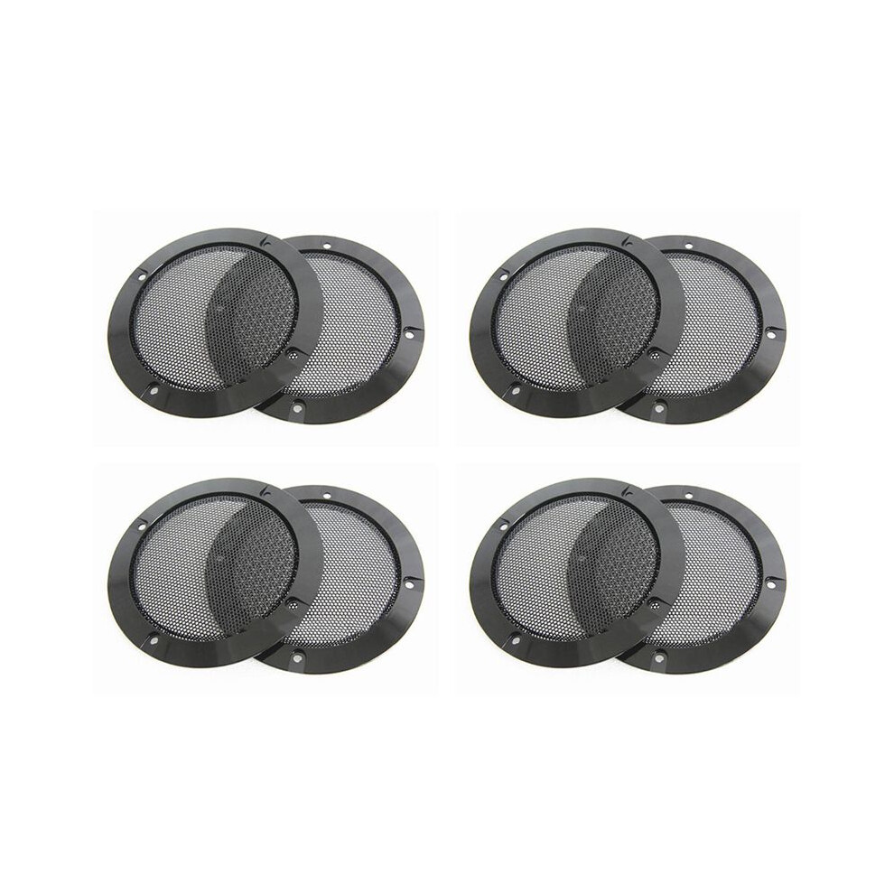 8Pcs 4 Inch Speaker Speaker Grille Speaker Face Shield Replaceable Round Speaker Protection Grille 6031741572291
