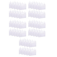 250Pcs Multi-Use PVC Sign Display Holders for Shopping Mall Shelves