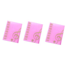 3 PièCes Dossier de Partitions Dossier de Musique Du Personnel, Dossier de Partition de Piano, Convient au Format A4, Dossier de Choeur Inscriptible