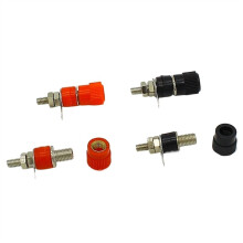 4pcs 4mm Banana Plug Connectors for Speaker Wire, Binding Post Banana Jack Terminals, Low Loss