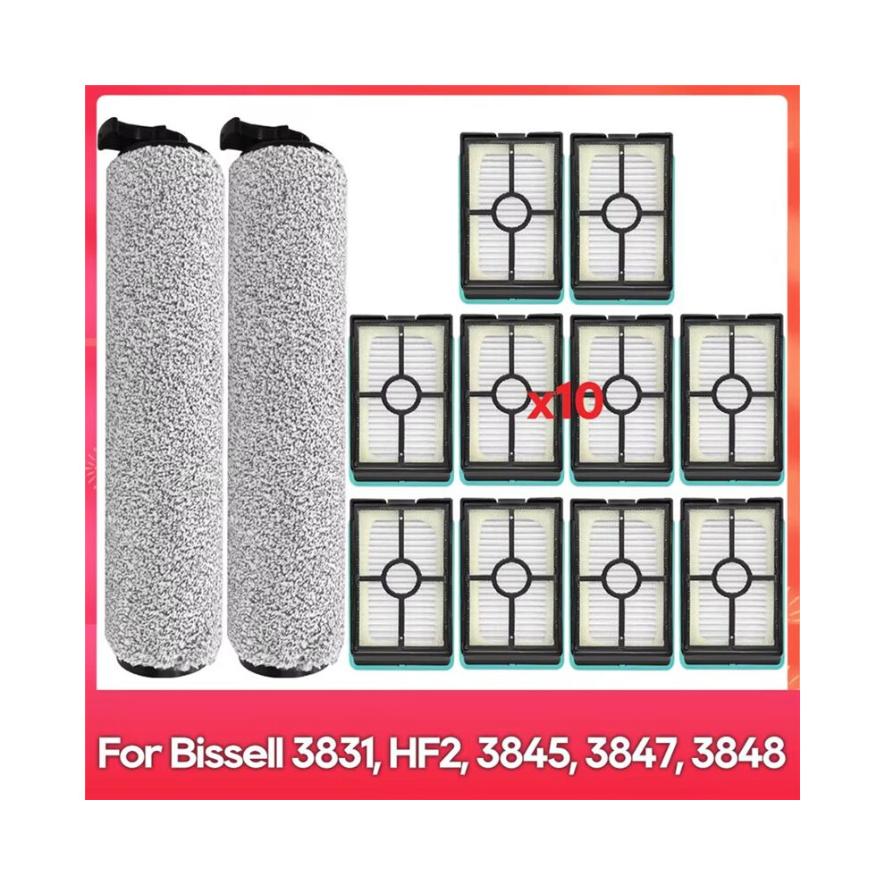 Tauoh Compatible For Crosswave Hard Floor Expert 3831, Hf2, 3845, 3847, 3848 Vacuum Cleaner Filter Brush Accessory