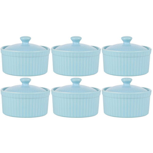 6St Keramische Lidded Ramekins Voor Pudding En Snacks 2