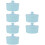6St Keramische Lidded Ramekins Voor Pudding En Snacks 6