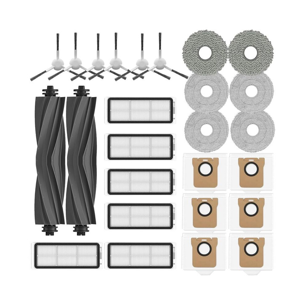 Replacement Accessories For L20 Ultra / L30 Ultra Robot Vacuum Main Side Brush Hepa Filter Mop Cloth 6032402097542