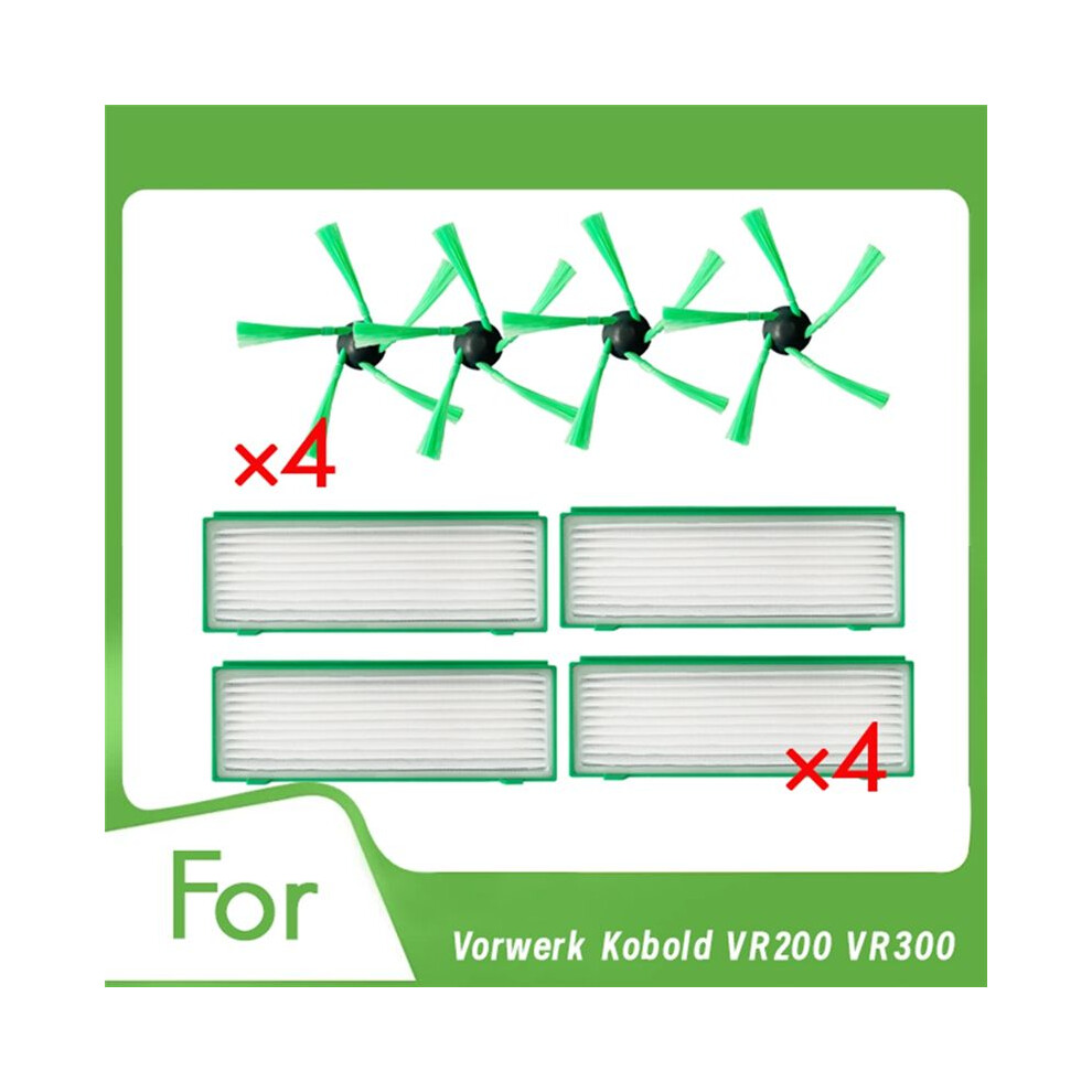 Side Brush Hepa Filter For Kobold Vr200 Vr300 Vacuum Cleaner Accessories Ultra Durable Accessories 6032189845039