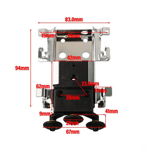 Sliding Door Roller Set for Wardrobe, Smooth Quiet Rolling, Durable Iron Shell, Easy DIY Installation 1