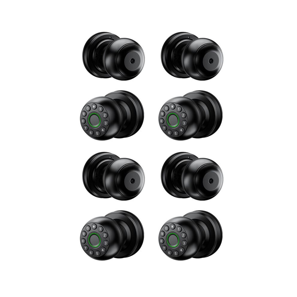 4X Password Lock Fingerprint Door Lock App Remote Control Passcode Unlock Electronic Touchscreen Keypad Indoor 6032474529040