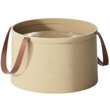 Collapsible Wash Basin 12L Leakproof Folding Bucket with Handle for Camping Laundry and Foot Soaks