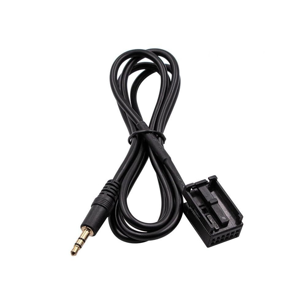 Ford Cd6000 Aux Adapter Cable 3.5Mm Audio Input For Fiesta Fusion Transit Black 9351714585101