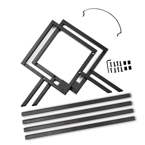 Metal Vinyl Record Storage Rack with Durable Construction, Compact Desktop Design and Elegant Style