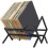 Metal Vinyl Record Storage Rack with Durable Construction, Compact Desktop Design and Elegant Style 2
