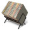 Metal Vinyl Record Storage Rack with Durable Construction, Compact Desktop Design and Elegant Style 3
