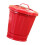 Novelty Iron Themed Dustbin For Various Room Tabletop-Red 1