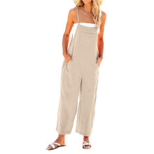 Jumpsuits voor dames Casual losvallende mouwloze-Abrikoos S