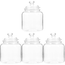 4Pièces Boîtes De Rangement Transparentes Couvercles Pour Cuisine