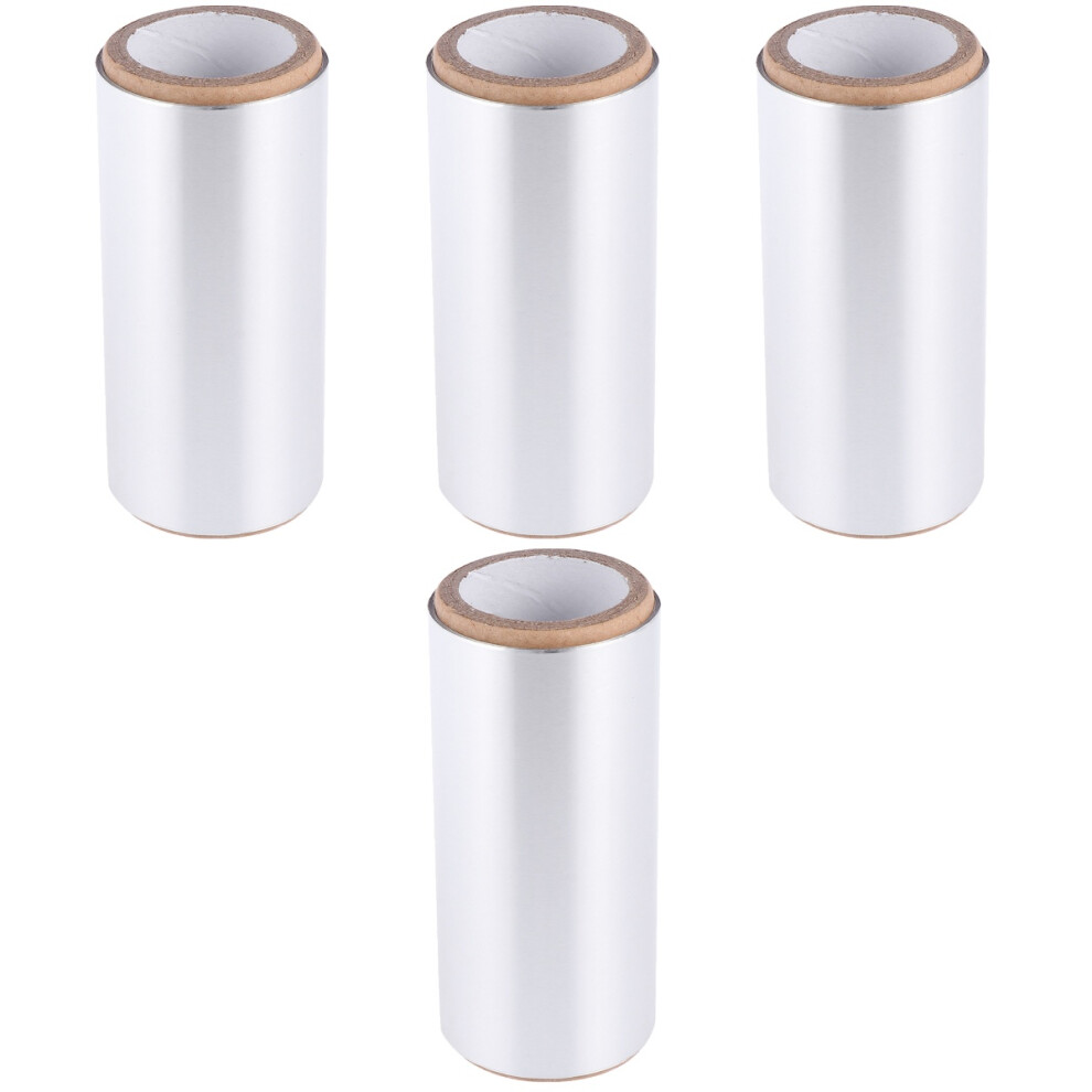Happyyami Silver 4Rolls Sturdy Hair Foils For Salon Hair Dyeing And Perm Perming