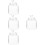 4Pièces Boîtes De Rangement Transparentes Couvercles Pour Cuisine 6