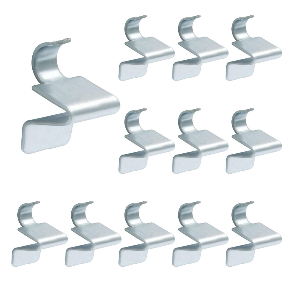12 Pack Metal Cabinet Shelf Clips, Durable Shelf Support Brackets For Universal Cabinet Fit 9330225439509