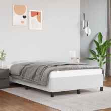 vidaXL sengestel hvid 120x200 cm kunstlæder