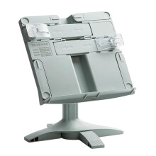 Adjustable Book Stand with Page Holder for Reading, Textbooks, Cookbooks, Tablets, Matcha Green