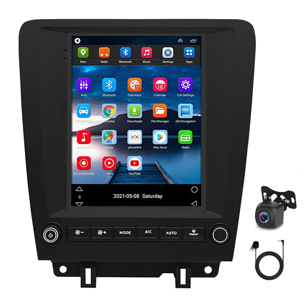 Android 13 Car Stereo For Ford Mustang 2010Â2014, 9.7' Ips Touchscreen Head Unit With Wireless Carplay Android Auto Gps Navigation 9771547959700