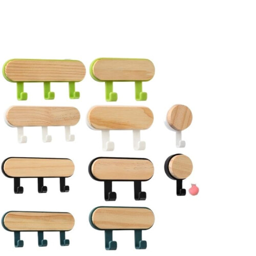 Adhesive Wall Hooks with Self Adhesive Mounting, Waterproof Rust Resistant Hooks for Bathroom and Kitchen 1