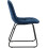 Seconique Marlow & Lukas Dining Set X4 Chairs  Blue Velvet 11