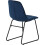 Seconique Marlow & Lukas Dining Set X4 Chairs  Blue Velvet 12