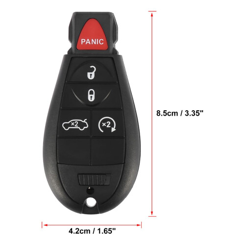 Dodge Dart Key Fob Replacement, Keyless Entry Remote for 20132016 Dodge Dart 1