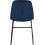 Seconique Marlow & Lukas Dining Set X4 Chairs  Blue Velvet 13