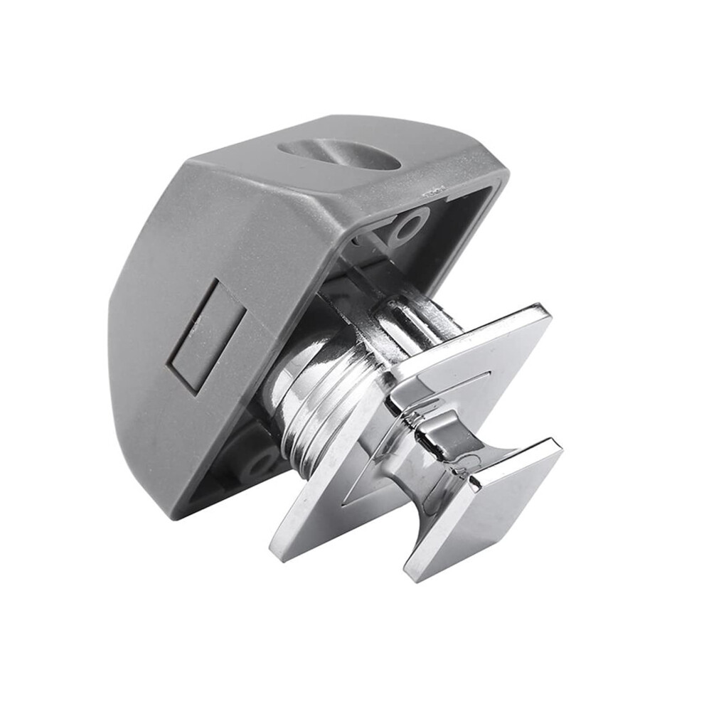 Rv Push Button Lock Silver Keyless Cabinet Latch For Camper Caravan Boat Drawer Secure Storage 9330225439837