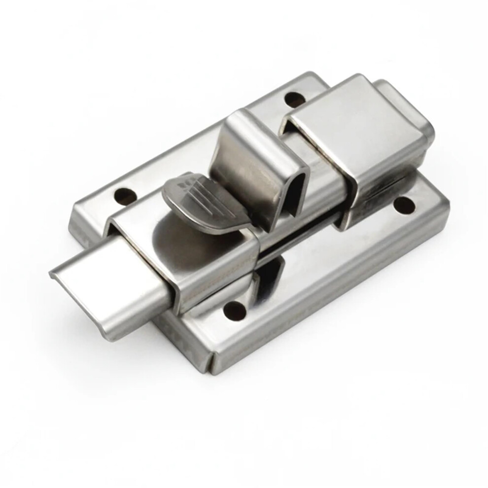 Stainless Steel Door Latch And Hinge Set Heavy Duty Bolt For Bathroom Partition And Cabinet Doors 9771547960096