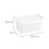 Cutii de depozitare cu capac, stivuibile, ventilate, set de 6 4